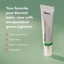 Hero Cosmetics Rescue Balm +Red Correct Post-Blemish Recovery Cream, Nourishing, Calming, Dermatologist Tested (15ml)
