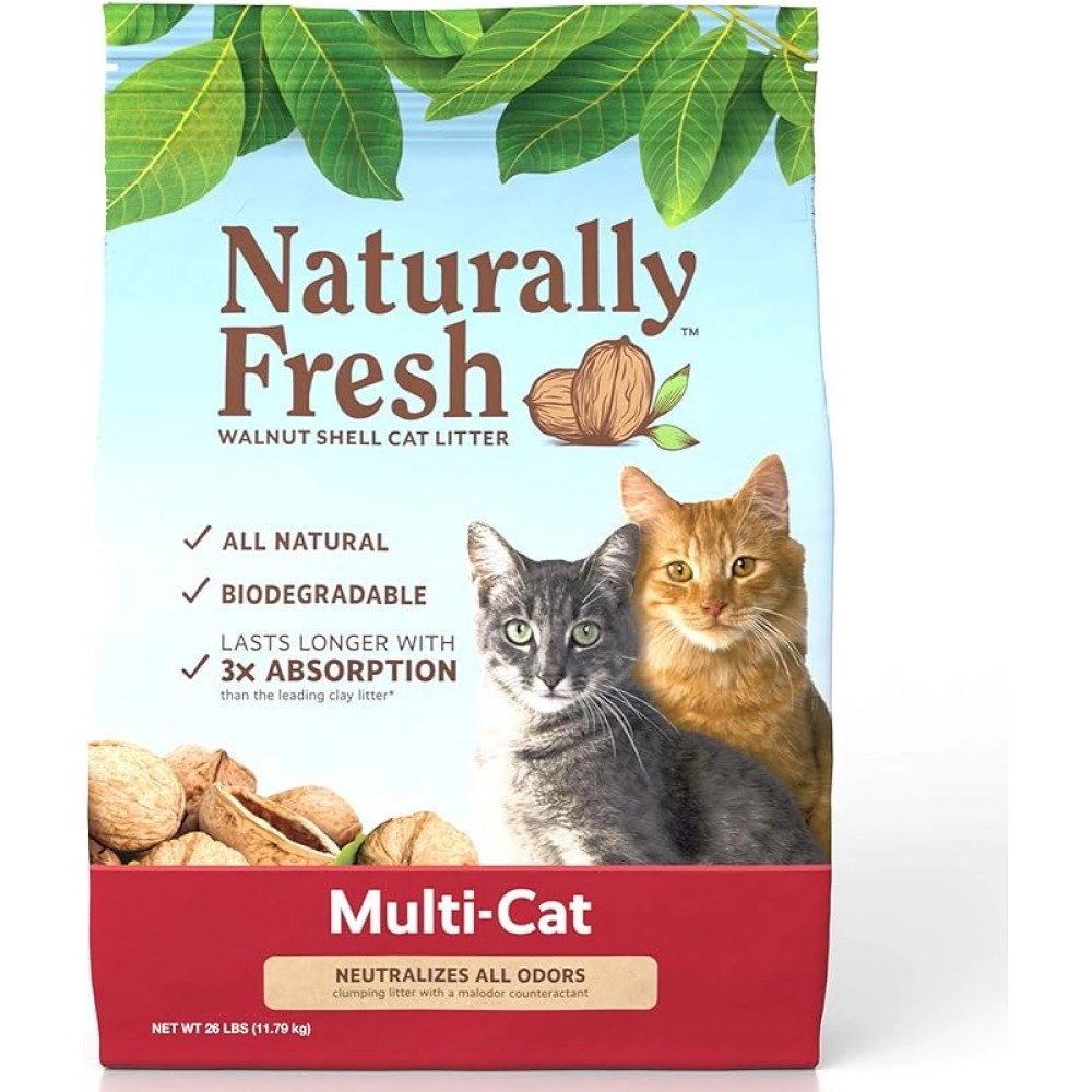 Naturally Fresh Cat Litter Made From Walnut Shells