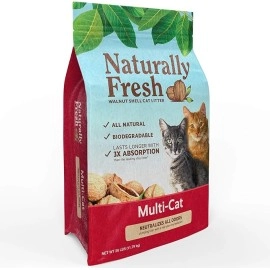 Naturally Fresh Cat Litter Made From Walnut Shells